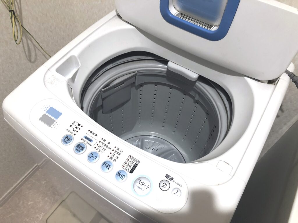 一人暮らしの縦型洗濯機