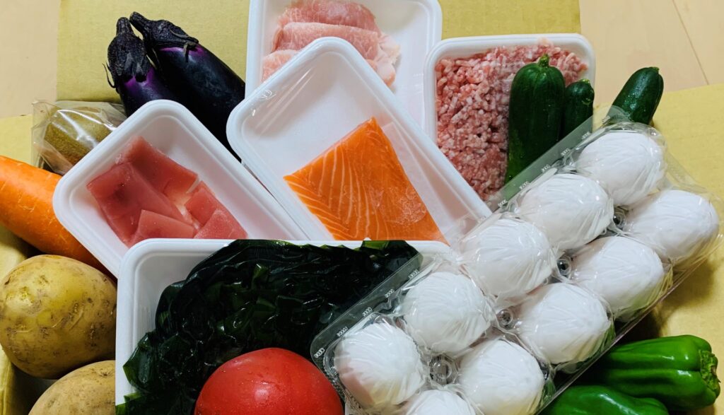 買いだめした色々な食材 